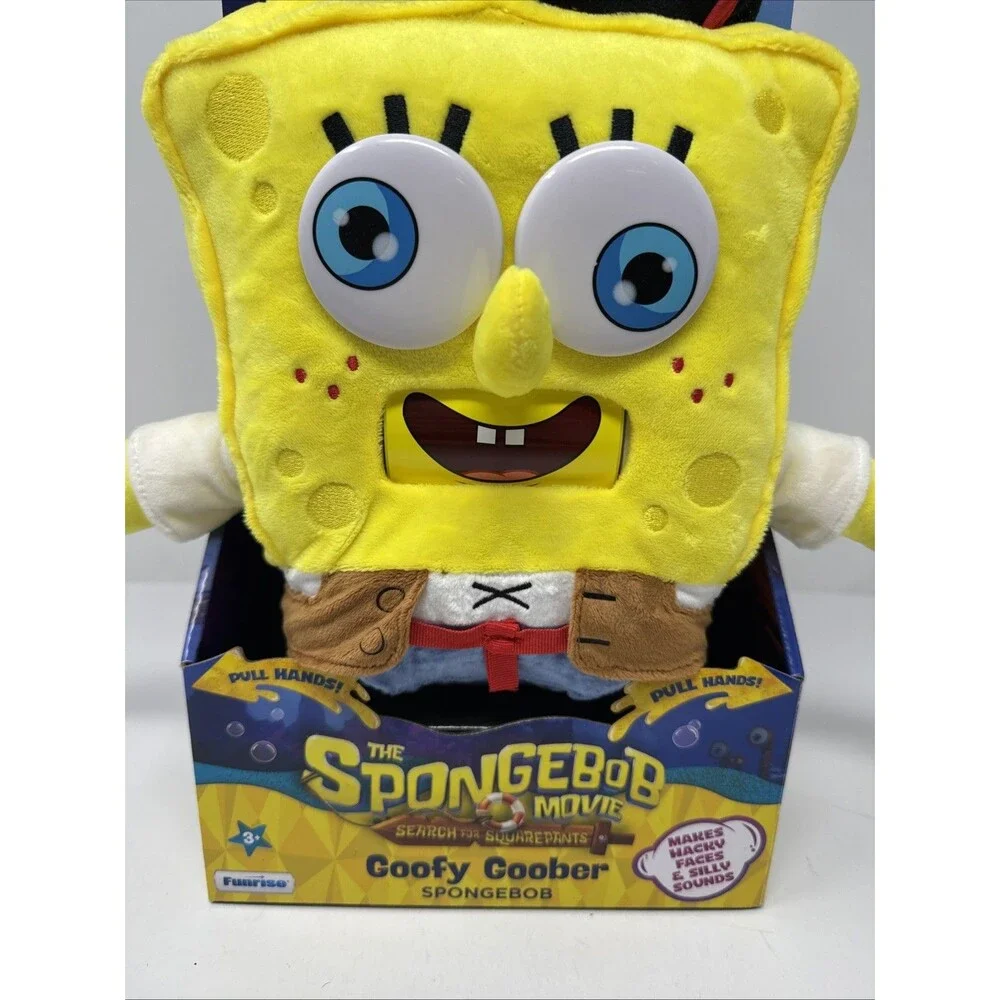 SpongeBob Search for Squarepants Goofy Goober 16” Feature Plush Movie NEW IN BOX